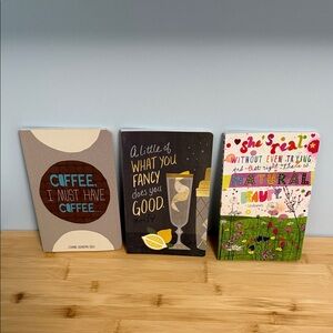 Compendium Write Now Set of 3 128 page lined Notebooks NEW Journals